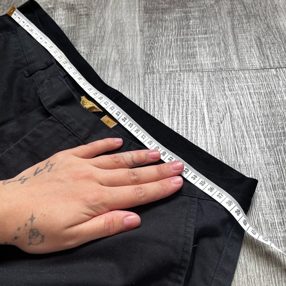 Black trousers. Gently worn. Cotton 100%. - Picture 4 of 8